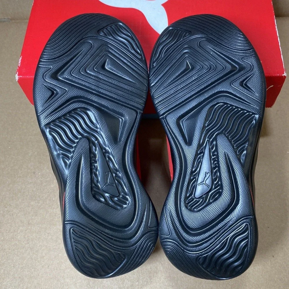 PUMA Kids' Rift Slip On Sneaker Size 11.5C High‎ Risk Red - Puma Black NIB